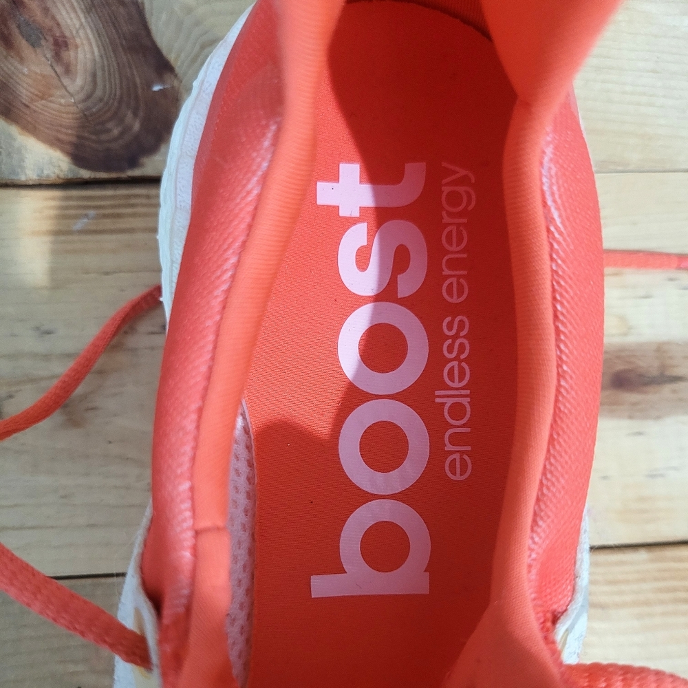 Adidas Climacross BOOST Golf Shoes Women's Orange White F33542 Size 7 - Picture 10 of 11